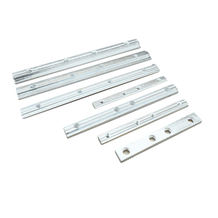 铝型材一字连接件连接条203040方管m568平面连接杆槽条碳钢镀锌镍