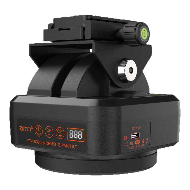 致峰YT-1500pro全景360双轴电动云台直播相机拍摄防水遥控稳定器