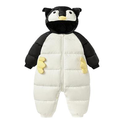 迷你巴拉宝宝三防羽绒连体衣厚款