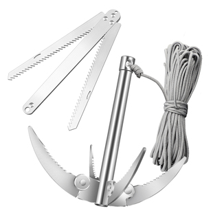 梦达水草锚刀钓鱼用割草刀除除草神器野钓拉抓草钩抓钩锚钩捞草器