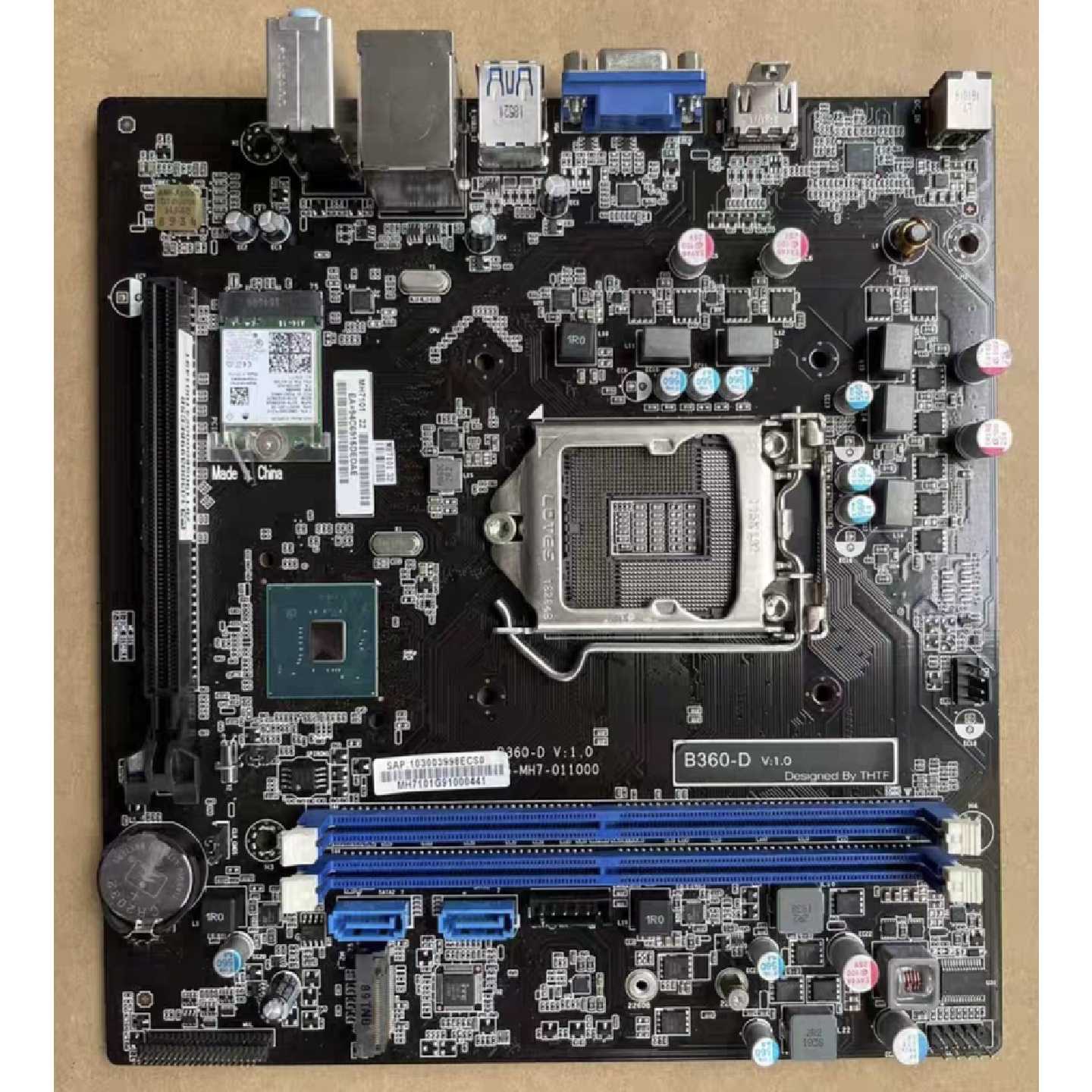 清华同方B360-D主板 B360芯片 1151接口 DC19V4.74A电源