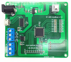 STC 51 485 通讯测试开发板