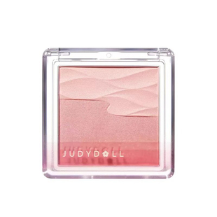 小猪姐姐!Judydoll橘朵水缎光腮红双色腮红盘提亮高光膨胀色清透