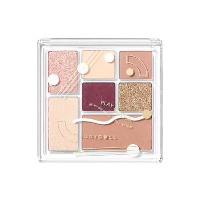 juduo橘朵眼影七巧盘大地色