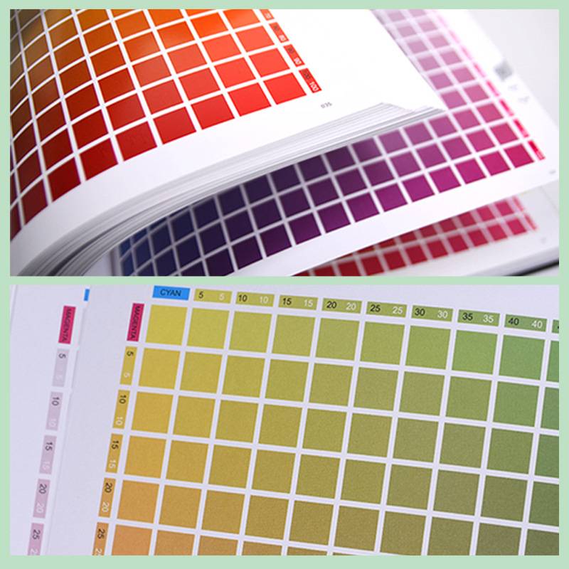 色卡国际标准CMYK色卡四色印刷配色金银手册色卡色谱广告烫金叠调