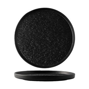 JOJO'S L. PD.removal.岩石纹圆形牛扒牛排盘西餐盘日式简约|忏除