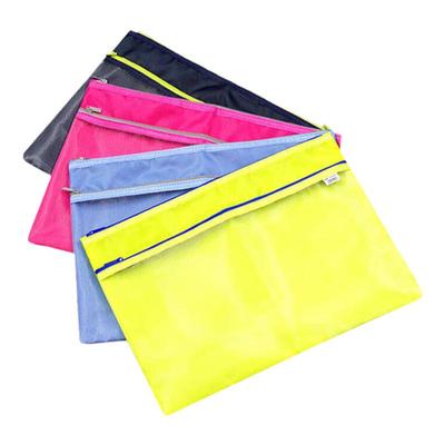 欧标（MATE-IST）文件袋 拉链资料袋 B5/A5双层收纳袋 牛津布公文包 蓝黑B2201/B2202/B2203