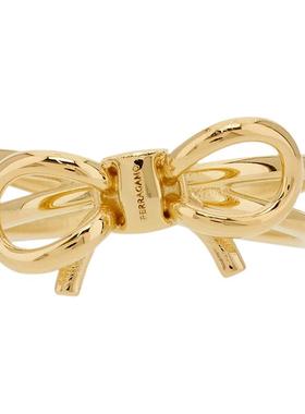 【礼物】FERRAGAMO菲拉格慕女士蝴蝶结戒指