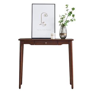 实木玄关桌靠墙边桌长条桌客厅条几北欧过道案台佛台家用供桌轻奢