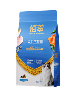 佰萃猫粮2kg成幼猫通用