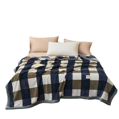 洁丽雅豆豆绒毛毯被子午睡毯绒毯