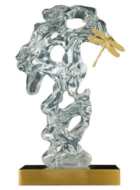 ladylike透明树脂太湖石摆件