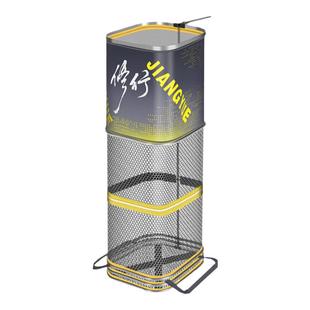 新款方形涂胶鱼护易干活鱼袋鱼护网鱼网兜折叠渔护挂胶护加厚网袋