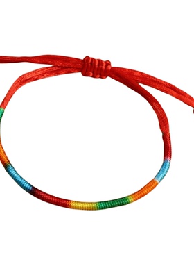 五彩端午节手链成人儿童饰品