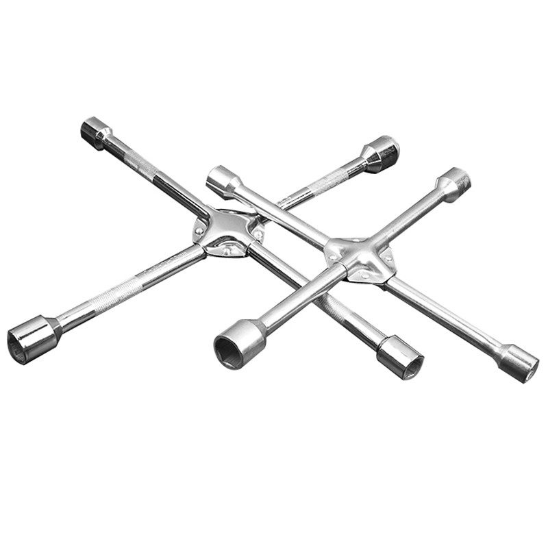 汽车轮胎套筒扳手汽车换胎工具拆胎工具十字套筒扳手伸缩轮胎扳手