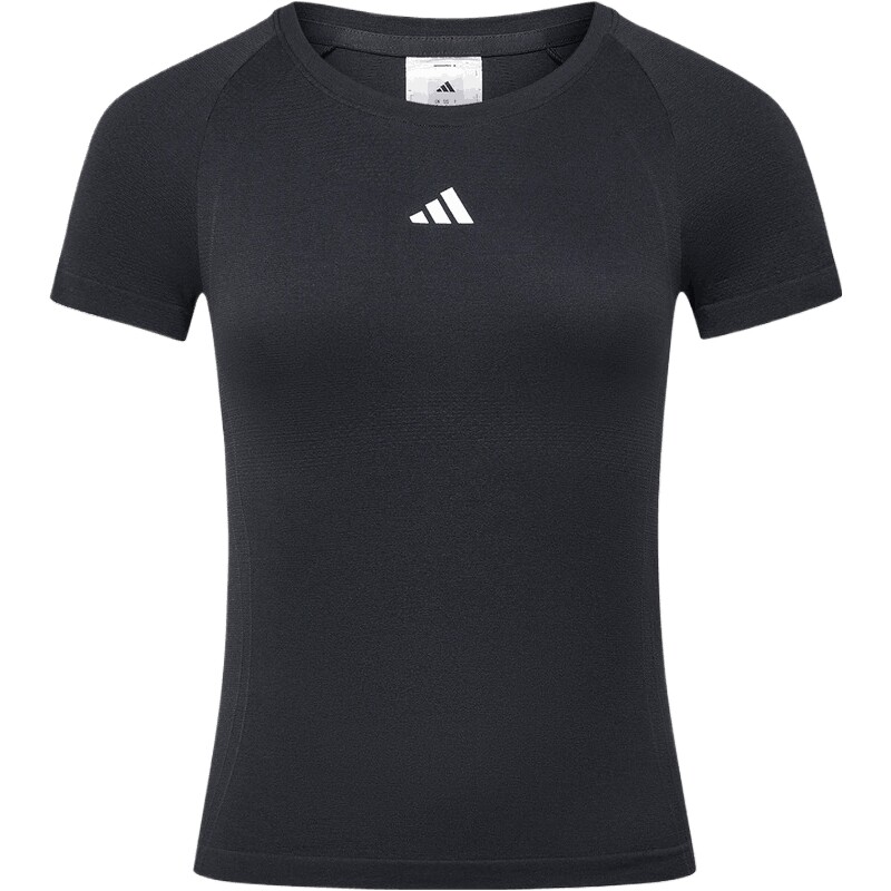 adidas阿迪达斯女子速干透气无缝训练运动健身短袖T恤LF5031