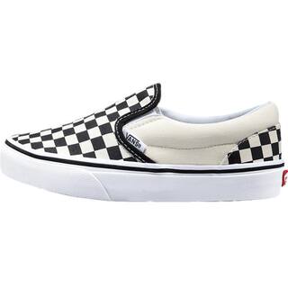 Vans范斯童鞋官方 Slip-On棋盘格亲子款舒适一脚蹬中大童帆布鞋