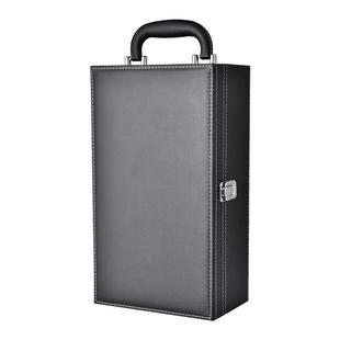 红酒包装礼盒高档酒盒2双支装葡萄酒空盒包装盒通用皮盒酒箱盒子