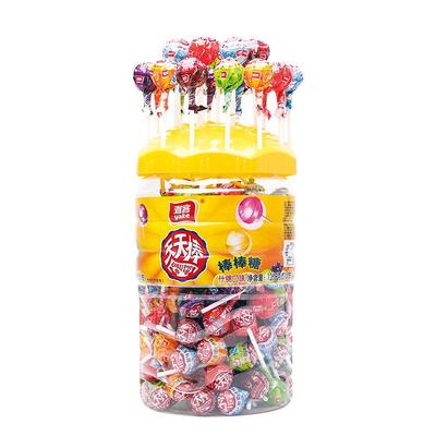 【直播推荐】雅客天天棒棒糖水果味零食扭结棒糖集锦糖零食1260g