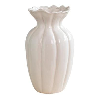 陶瓷花瓶高级感复古白色法式美式