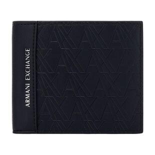 ARMANI EXCHANGE/阿玛尼26年秋季新款男士短款对折压花手拿钱包