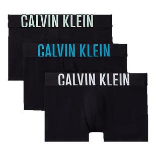 [保税仓]3条Calvin Klein男士2025新款时尚logo印花黑色平角内裤