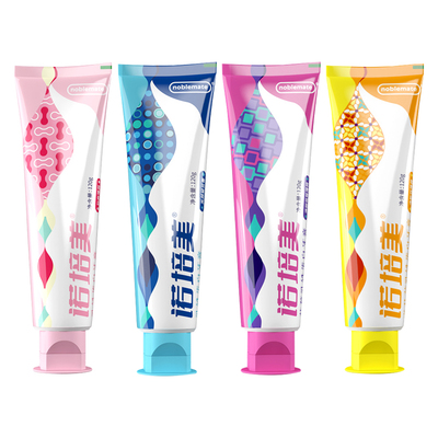 noblemate/诺培美乳铁蛋白牙膏薄荷味洁白护龈清新口气牙垢家庭装