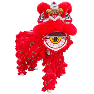 醒狮舞狮南狮澳洲竹编羊毛狮全套舞龙舞狮道具正宗醒狮成人灯光狮