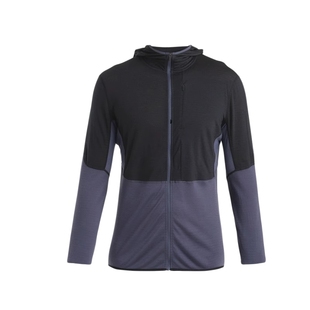 icebreaker可机洗美利奴羊毛男200 Realfleece 连帽外套户外徒步