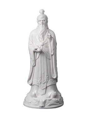 东方泥土陶瓷雕塑摆件《老子》