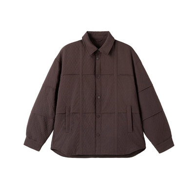 2025冬季新款轻薄衬衫式羽绒服男