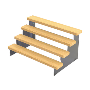 盲盒置物架泡泡玛特亚克力阶梯展示架小摆件陈列架手办展示收纳盒