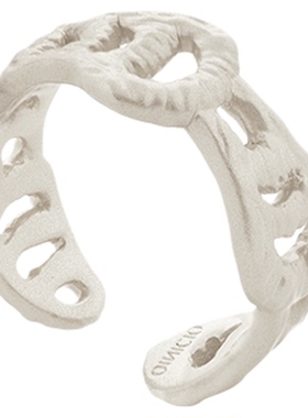 OINICIO初印鱼尾镂空戒指开口戒