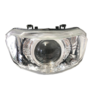 雅马哈福喜国三大灯总成改装双光LED透镜天使恶魔眼激光套装APP