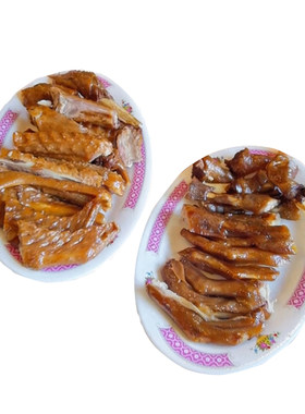 狮头鹅原只大掌翼拼盘鹅掌鹅翅