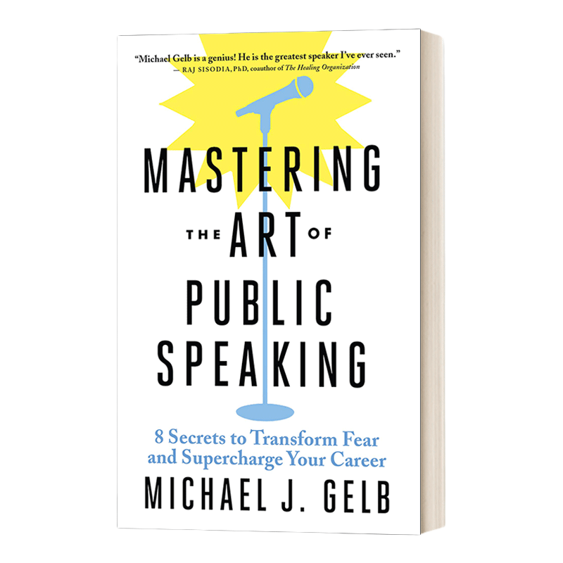 英文原版 Mastering the Art of Public Speaking 掌握公众演讲的艺术 英文版 进口英语原版书籍