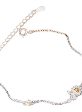 999纯银向日葵手链送女友小众