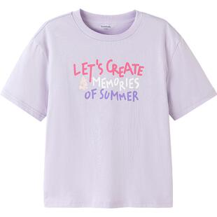 巴拉巴拉童装儿童短袖t恤男童女童上衣2026新款衣服夏装速干潮酷