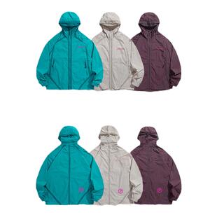 【丁真黄曦彦同款】PRIDE UNION 拼色中性户外UPF 50+连帽防晒服