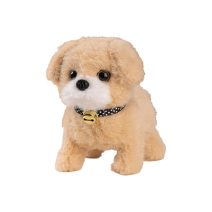 玩具狗狗走路会叫仿真毛绒儿童可以溜的拉绳发声电子宝宝牵绳婴儿