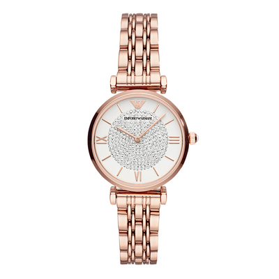 自营阿玛尼手表女满天星