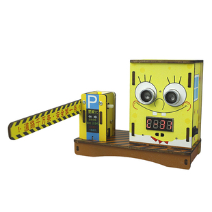 科技小制作发明智能感应道闸机中小学生科学小实验手工道闸杆玩具