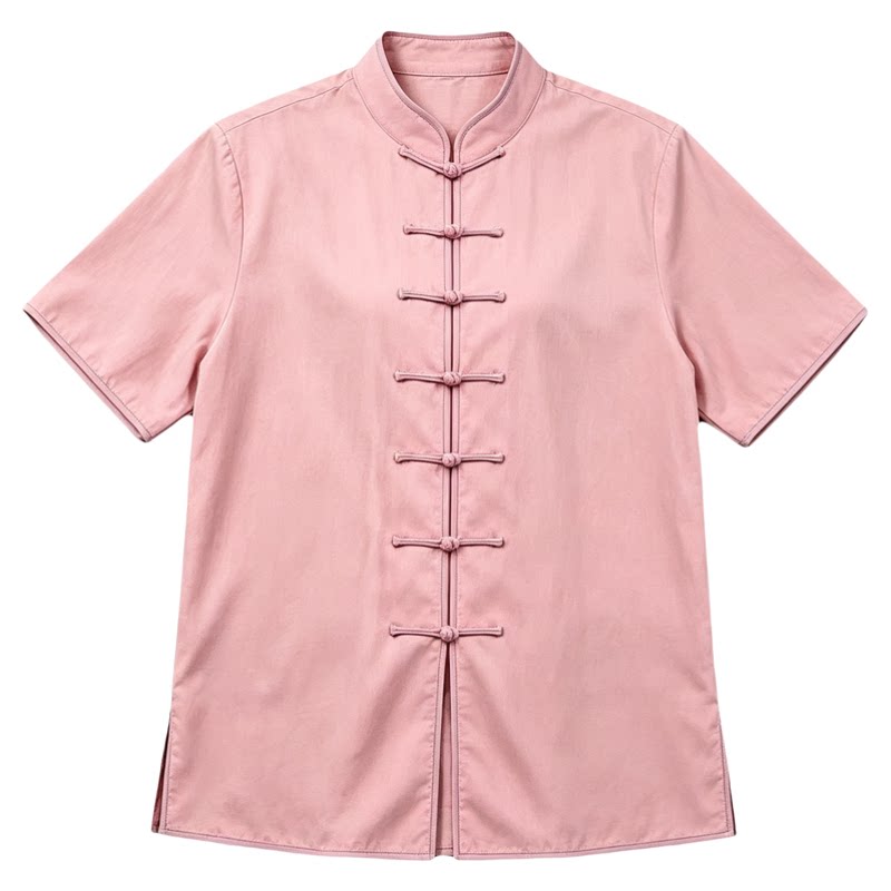 柔软透气夏季太极服短袖吸汗