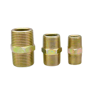 液压对丝高压过度接头碳钢镀锌外螺纹油管变径对丝公制英制管接头