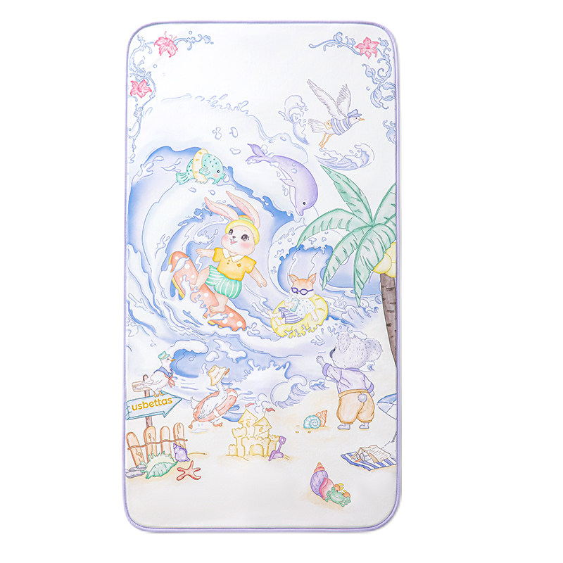 贝肽斯【苎麻】婴儿凉席a类宝宝凉垫儿童幼儿园午睡可专用床席子