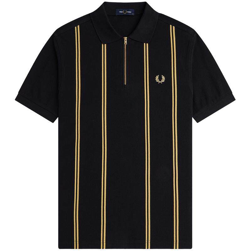 FREDPERRY半拉链polo衫英伦风