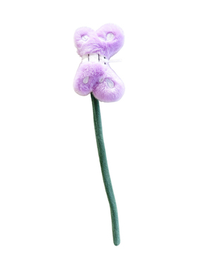 手工毛绒仿真花客厅DIY插花摆件