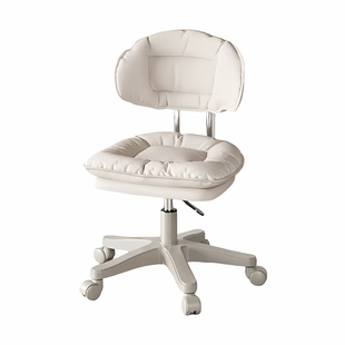 电脑椅小型旋转式万向轮小凳子加厚家用靠背椅子加高滑轮凳静音