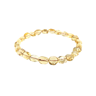 天然黄水晶手串随形手串收藏级黄水晶刻面水晶手串男女款生日礼物