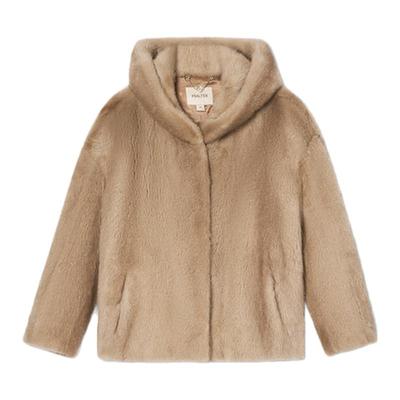 【整貂】诗篇专选雅丹风手工直排水貂毛连帽外套皮草2025冬款